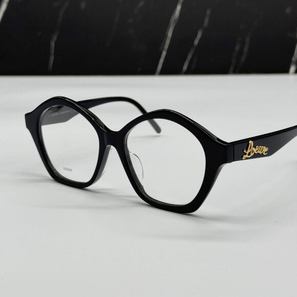 NEW LOEWE LW50053F 001 EYEGLASSES WOMEN BLACK ROUND EYEWEAR main image 7
